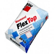 Клеящая эластичная смесь для приклеивания всех видов плиток Baumit FlexTop (Баумит ФлексТоп), 25 кг